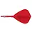 CueSoul Cuesoul ROST T19 Carbon Integrated Dart Shaft and Flight Kite Red Flight with Red Carbon Rod