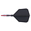 CueSoul Cuesoul ROST T19 Carbon Integrated Dart Shaft and Flight Big Wing Black Flight with Red Carbon Rod