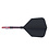 CueSoul Cuesoul ROST T19 Carbon Integrated Dart Shaft and Flight Big Wing Black Flight with Red Carbon Rod