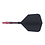 CueSoul Cuesoul ROST T19 Carbon Integrated Dart Shaft and Flight Big Wing Black Flight with Red Carbon Rod