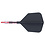 CueSoul Cuesoul ROST T19 Carbon Integrated Dart Shaft and Flight Big Wing Black Flight with Red Carbon Rod