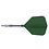 CueSoul Cuesoul ROST T19 Carbon Integrated Dart Shaft and Flight Big Wing Dark Green Flight with Red Carbon Rod