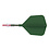 CueSoul Cuesoul ROST T19 Carbon Integrated Dart Shaft and Flight Big Wing Dark Green Flight with Red Carbon Rod
