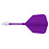 CueSoul Cuesoul ROST T19 Carbon Integrated Dart Shaft and Flight Big Wing Purple Flight with White Carbon Rod