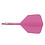 CueSoul Cuesoul ROST T19 Carbon Integrated Dart Shaft and Flight Big Wing Pink Flight with Red Carbon Rod