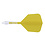 CueSoul Cuesoul ROST T19 Carbon Integrated Dart Shaft and Flight Big Wing Yellow Flight with White Carbon Rod