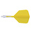 CueSoul Cuesoul ROST T19 Carbon Integrated Dart Shaft and Flight Big Wing Yellow Flight with White Carbon Rod