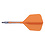 CueSoul Cuesoul ROST T19 Carbon Integrated Dart Shaft and Flight Big Wing Orange Flight with Black Carbon Rod