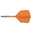 CueSoul Cuesoul ROST T19 Carbon Integrated Dart Shaft and Flight Big Wing Orange Flight with Black Carbon Rod