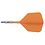 CueSoul Cuesoul ROST T19 Carbon Integrated Dart Shaft and Flight Big Wing Orange Flight with Black Carbon Rod