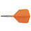 CueSoul Cuesoul ROST T19 Carbon Integrated Dart Shaft and Flight Big Wing Orange Flight with Black Carbon Rod
