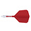 CueSoul Cuesoul ROST T19 Carbon Integrated Dart Shaft and Flight Big Wing Rose Red Flight with White Carbon Rod