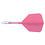 CueSoul Cuesoul ROST T19 Carbon Integrated Dart Shaft and Flight Big Wing Pink Flight with White Carbon Rod