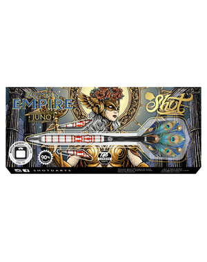 SHOT DARTS Shot Roman Empire Juno 90% Steel Tip Darts