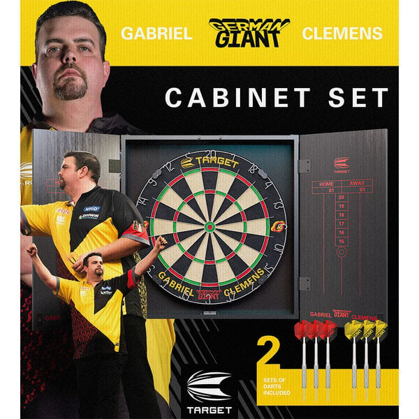 Target Darts Target Gabriel Clemens Dart Board Cabinet Set