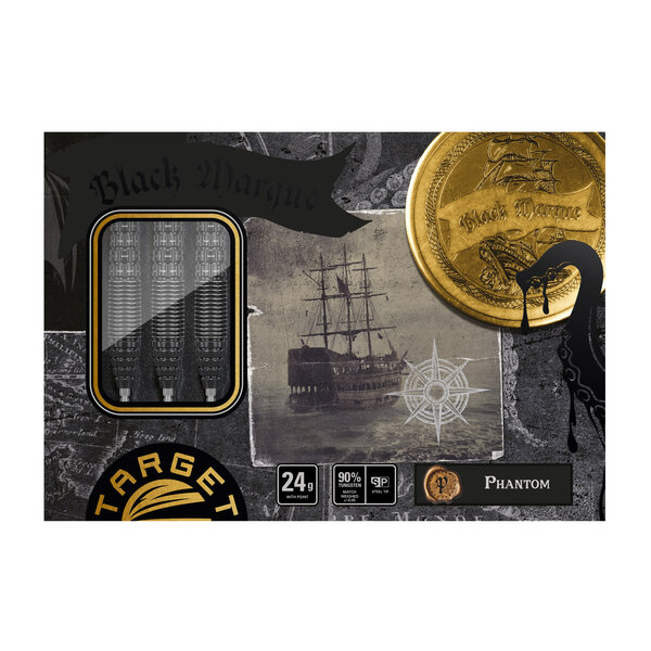 Target Darts Japan Target Black Marque Phantom SP 24g Steel Tip Darts