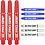 Target Darts Target Pro Grip Combi Set Red Blue White Dart Shafts