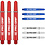 Target Darts Target Pro Grip Combi Set Red Blue White Dart Shafts