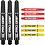 Target Darts Target Pro Grip Combi Set Black Red Yellow Dart Shafts