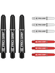 Target Darts Target Pro Grip Combi Set Black White Red Dart Shafts
