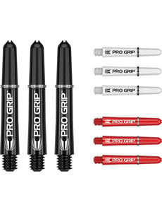 Target Darts Target Pro Grip Combi Set Black White Red Dart Shafts