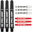 Target Darts Target Pro Grip Combi Set Black White Red Dart Shafts