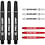 Target Darts Target Pro Grip Combi Set Black White Red Dart Shafts