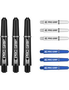 Target Darts Target Pro Grip Combi Set Black White Blue Dart Shafts