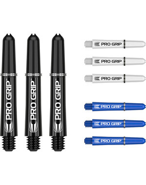 Target Darts Target Pro Grip Combi Set Black White Blue Dart Shafts