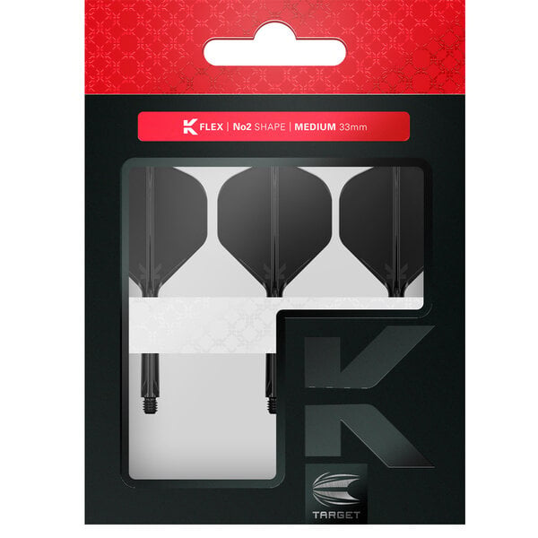 Target Darts Target K-Flex No.6 33mm Medium Dart Shafts