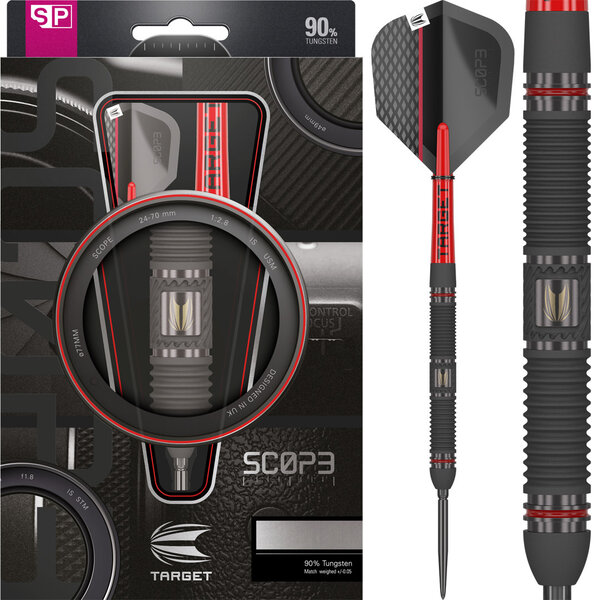 Target Darts Target Scope 90% 01 Swiss Steel Tip Darts