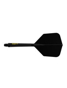 CueSoul CueSoul Rost77 Solid Big Wing Black Dart Flights