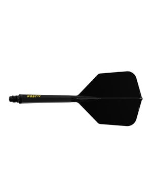 CueSoul CueSoul Rost77 Solid Big Wing Black Dart Flights