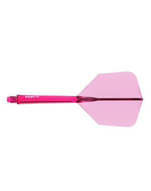 CueSoul CueSoul Rost77 Solid Big Wing Transparent Pink