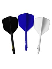 CueSoul CueSoul Rost77 Solid Tri Pack Black Blue White Standard Dart Flights