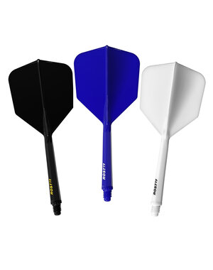 CueSoul CueSoul Rost77 Solid Tri Pack Black Blue White Standard Dart Flights