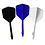 CueSoul CueSoul Rost77 Solid Tri Pack Black Blue White Standard Dart Flights
