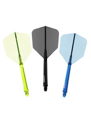 CueSoul CueSoul Rost77 Solid Big Wing Tri Pack Transparent Black Blue Lime Green