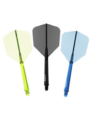 CueSoul CueSoul Rost77 Solid Big Wing Tri Pack Transparent Black Blue Lime Green