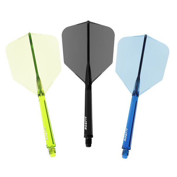 CueSoul CueSoul Rost77 Solid Big Wing Tri Pack Transparent Black Blue Lime Green