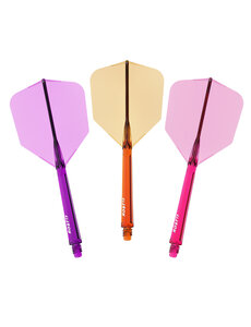 CueSoul CueSoul Rost77 Solid Big Wing Tri Pack Transparent Purple Orange Pink