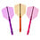 CueSoul CueSoul Rost77 Solid Big Wing Tri Pack Transparent Purple Orange Pink