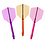 CueSoul CueSoul Rost77 Tri Pack Transparent Purple Orange Pink Standard Dart Flights