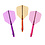 CueSoul CueSoul Rost77 Tri Pack Transparent Purple Orange Pink Standard Dart Flights