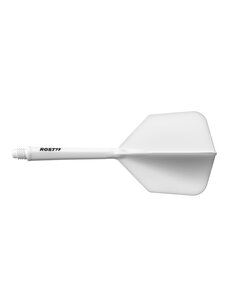CueSoul CueSoul Rost77 Solid White Standard Dart Flights
