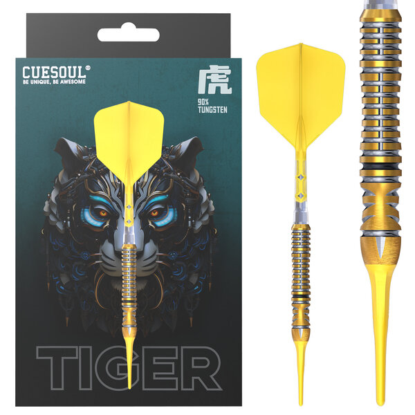 CueSoul CueSoul Chinese Zodiac Tiger Soft Tip Darts 20g