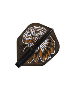 COSMO DARTS Cosmo Fit Flight Air Kenichi Ajiki Model Black Dart Flights