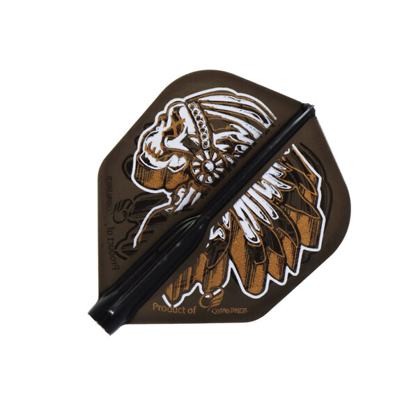 COSMO DARTS Cosmo Fit Flight Air Kenichi Ajiki Model Black Dart Flights