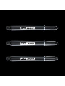 Winmau Darts Winmau MvG Design Black Nylon Dart Shafts