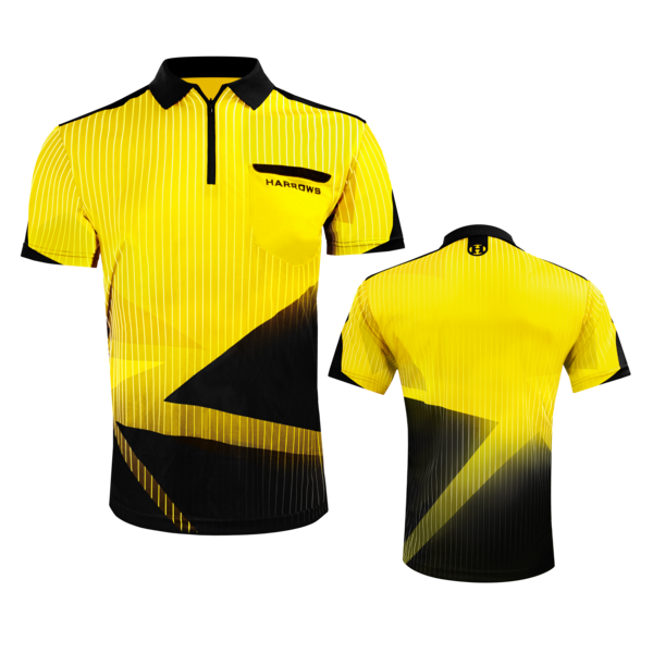 Harrows Darts Harrows Shard Shirt Yellow